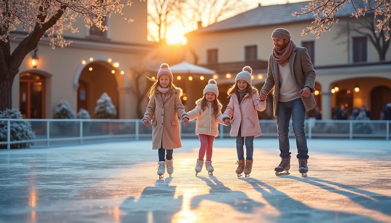 vivez un moment enchanté en famille au pigonnet à aix-en-provence avec une expérience de patinage magique, idéale pour petits et grands.