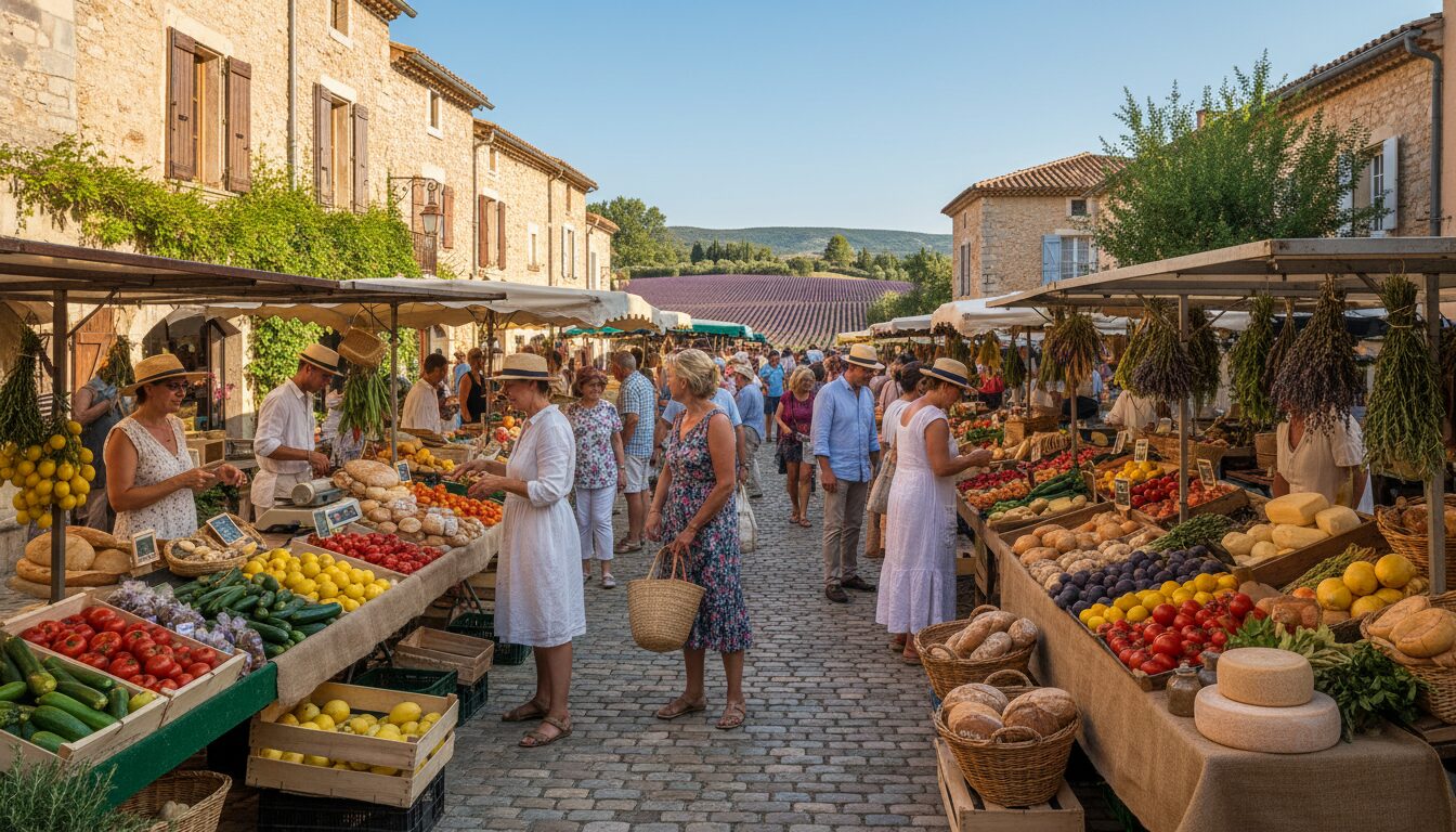 découvrez les marchés estivaux incontournables du luberon, lieux authentiques où saveurs, artisanat et ambiance provençale se rencontrent au cœur de la région.