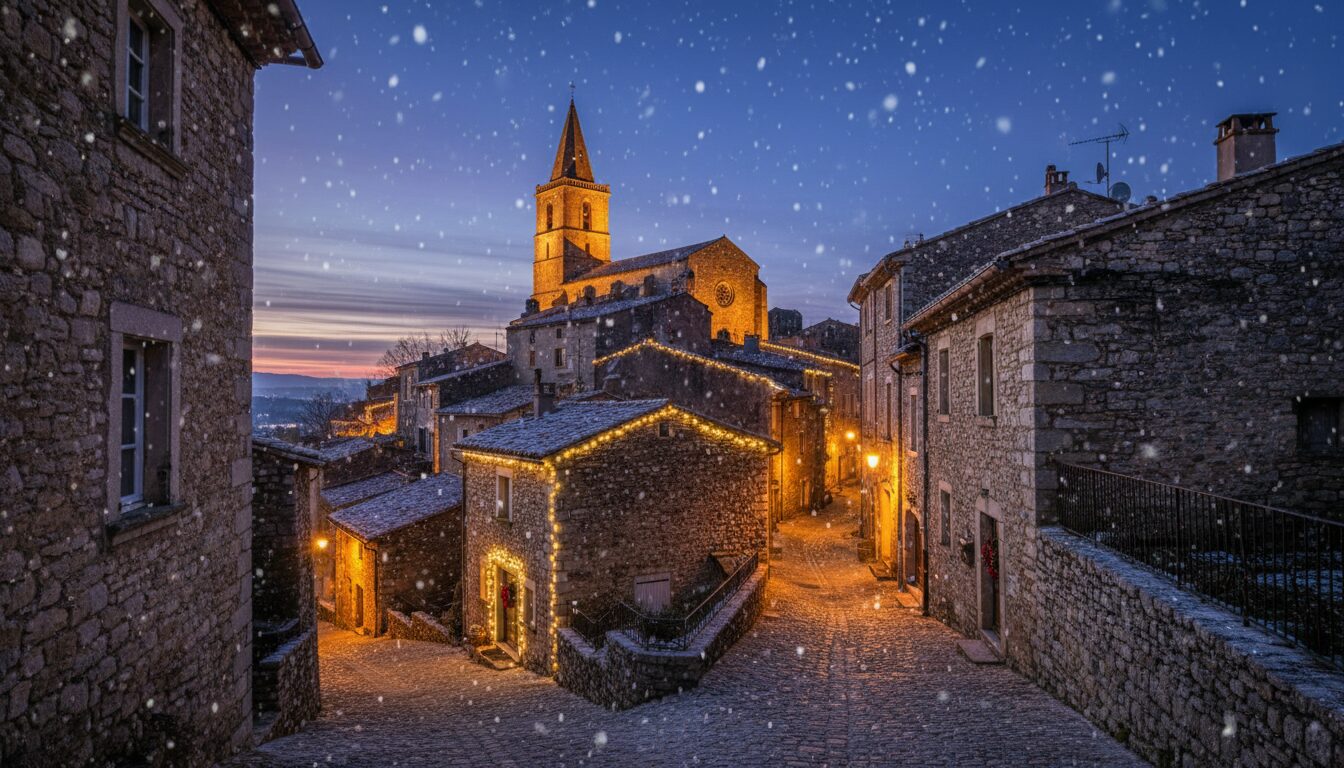 découvrez la magie de noël dans les villages du luberon, où les rues s’illuminent de mille feux pour des fêtes féeriques et inoubliables.