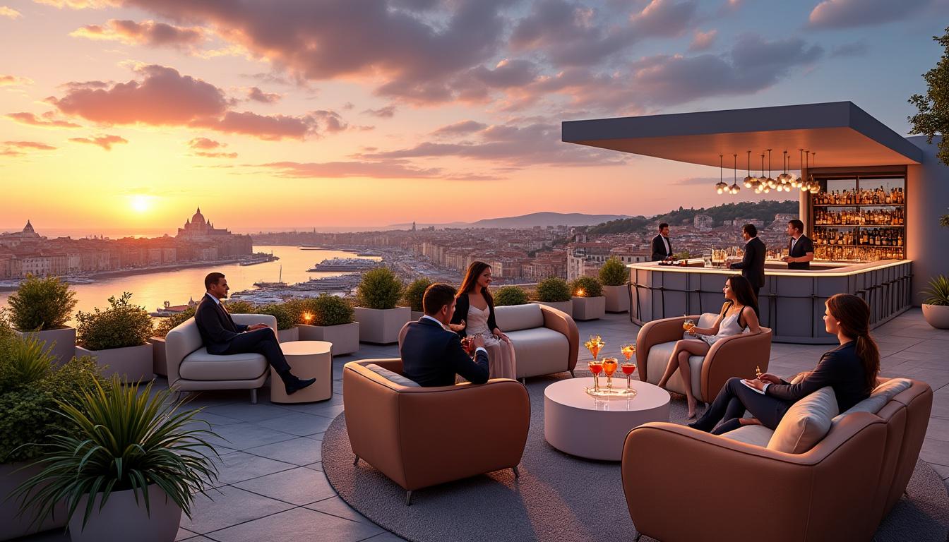 découvrez le dantès-skylounge, le nouveau bar panoramique du sofitel marseille vieux-port, offrant une vue imprenable, des cocktails raffinés et une ambiance élégante au cœur de marseille.
