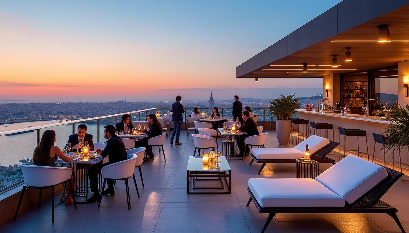 découvrez le dantès-skylounge, le nouveau bar panoramique du sofitel marseille vieux-port, offrant une vue imprenable sur la ville et la mer, un cadre élégant et des cocktails raffinés pour des moments inoubliables.