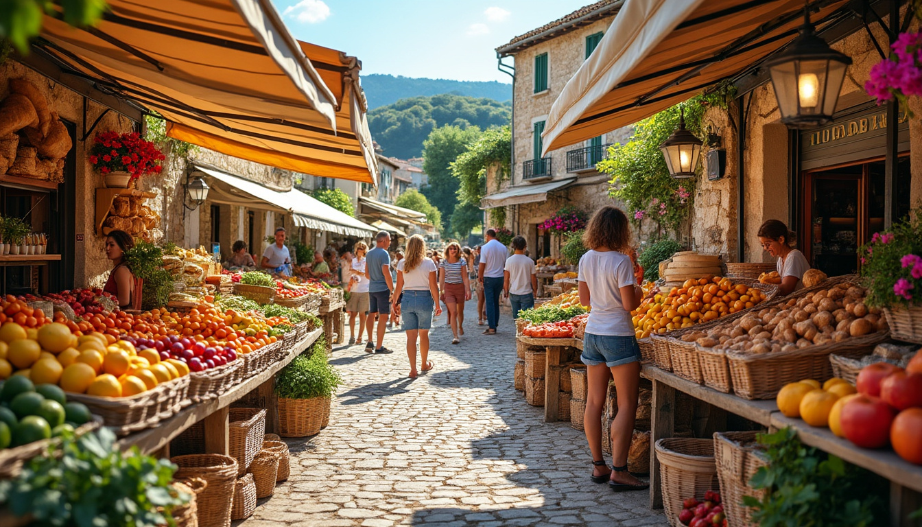 explorez les trésors authentiques du marché pittoresque de lourmarin, un lieu vibrant où saveurs locales, artisanat unique et ambiance provençale vous attendent.