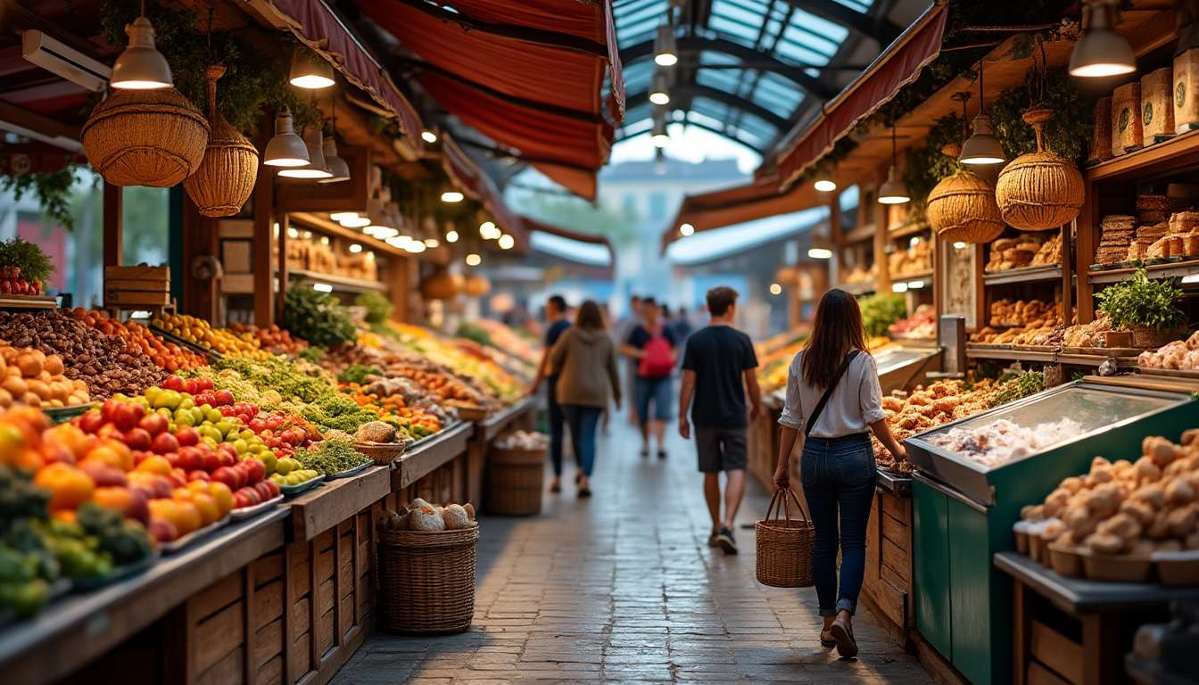découvrez les halles de saint-tropez, le cœur vibrant du marché provençal, où produits frais, spécialités locales et ambiance authentique vous attendent au cœur de la méditerranée.