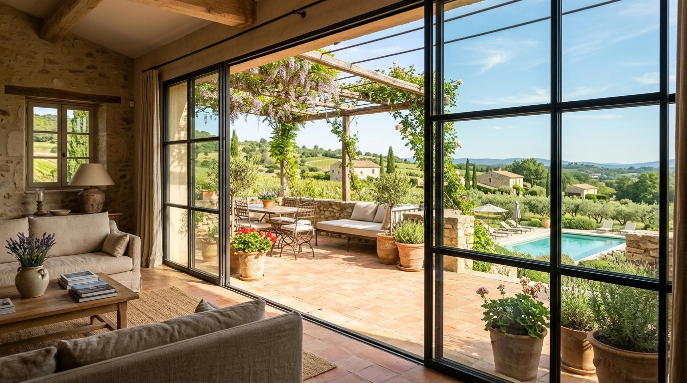 Lumière et espace villa provençale