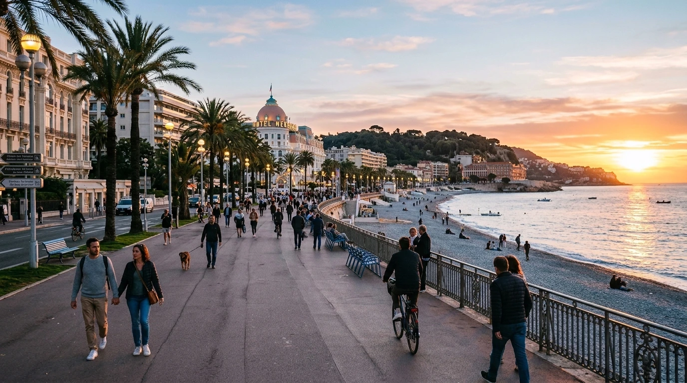 Nice Promenade des Anglais Côte d'Azur