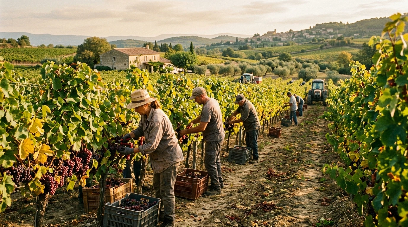 Vignes provence métiers de la terre
